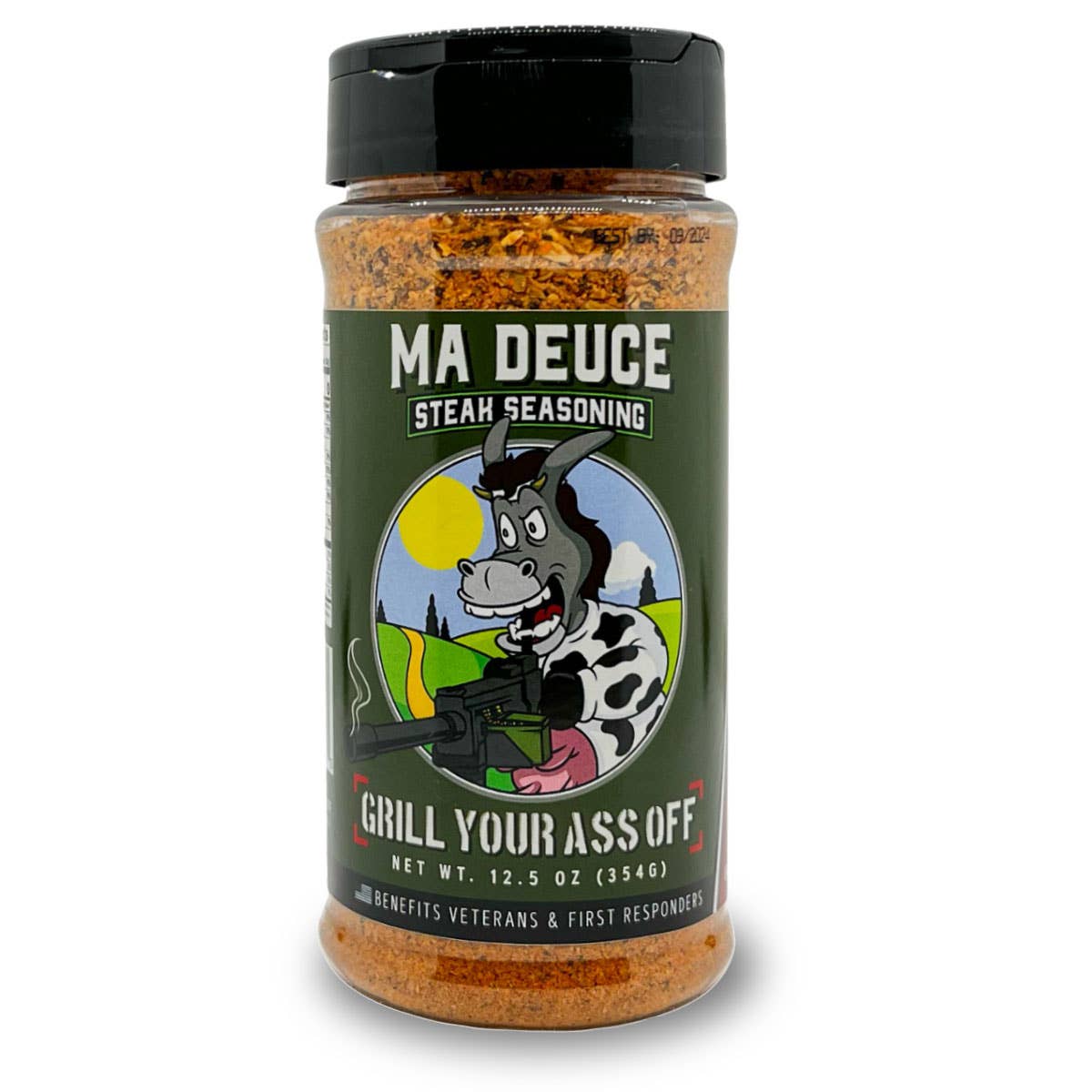 Ma Deuce Steak Seasoning™ - Beef, Meat, Kitchen, BBQ Rubs