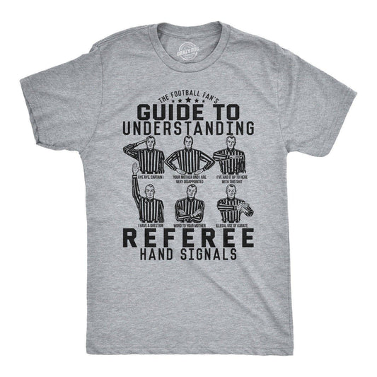 A Football Fan's Guide To Referee Gameday Graphic Tee Fall