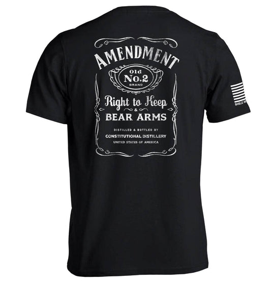 Amendment Tee In Black And White
