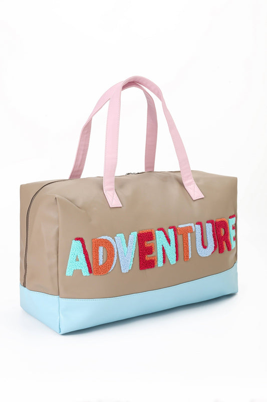 Adventure Embroidery Duffel Bag