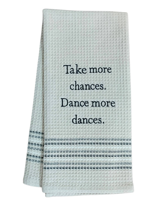 DANCE MORE DANCES DISHTOWEL