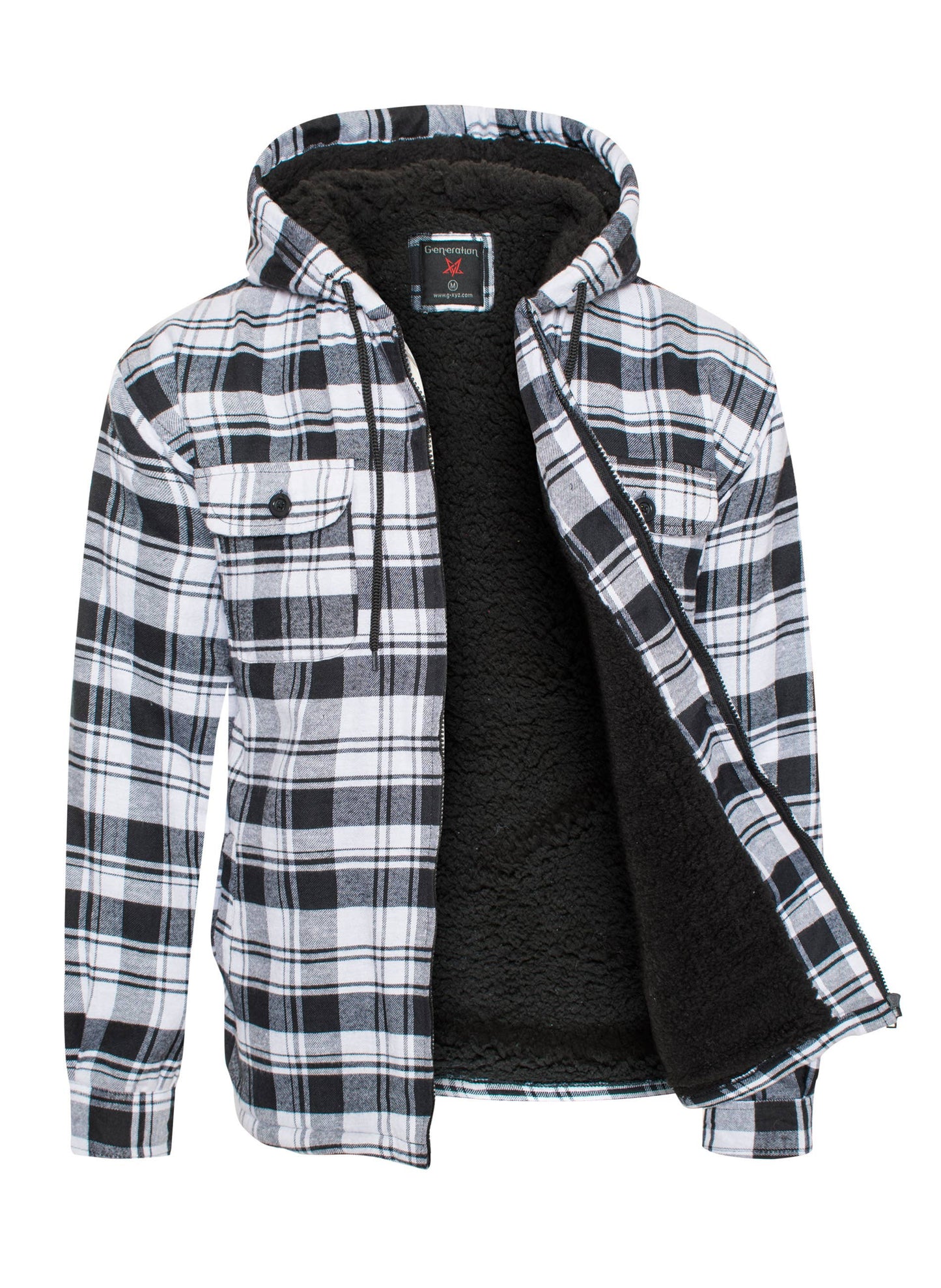 Men's Flannel Sherpa Lining Jacket