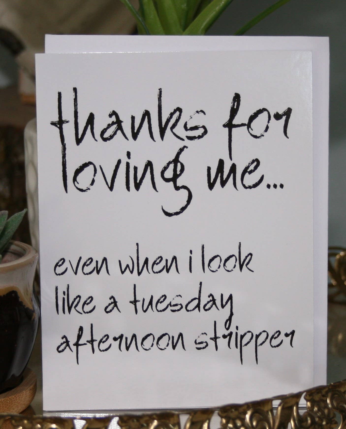 Tuesday Stripper Greeting Card