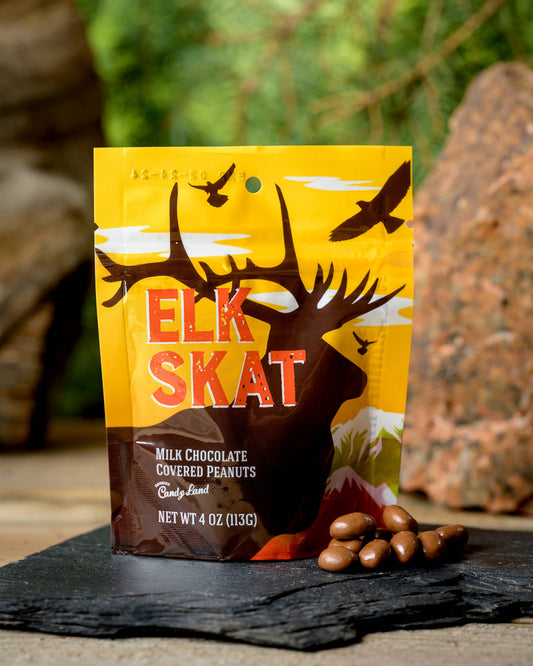 Elk Skat (chocolate covered peanuts)